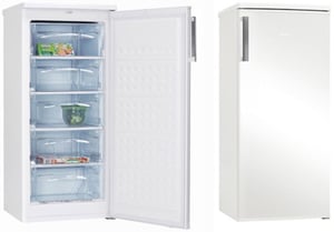 Amica FZ208.3AA Freestanding Freezer, 146 L, White