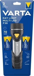 Varta Day Light Multi LED F30 Schwarz, Silber, Gelb Taschenlampe