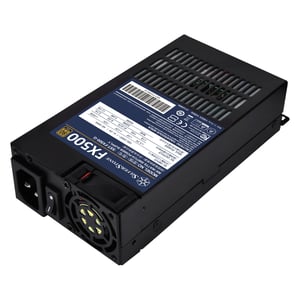 Silverstone FX500 500 W Power Supply Module, 20+4-pin ATX Flex ATX, Black