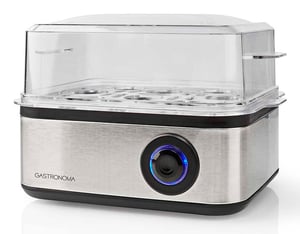 GASTRONOMA 18270102 8-Egg Egg Cooker, 500 W, Black, Gray