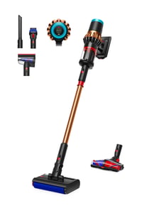 Dyson V16 Piston Animal Submarine 3-in-1-Staubsauger mit vertikalem Design, Akku, für Trocken- und Nassreinigung, HEPA-Filter, beutellos, 1,3 l, 900 W, Schwarz, Kupfer