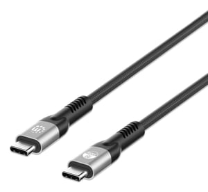 Manhattan 356381 kabel USB USB4 Gen 3x2 2 m USB C 40 Gbit/s 240 W Czarny