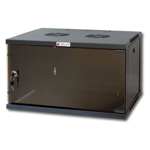 Techly I-CASE ER-1009B45 9U-Rack, Hängeschrank, schwarz