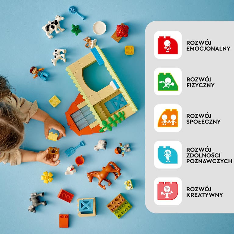 LEGO DUPLO Opieka nad zwierzętami na farmie