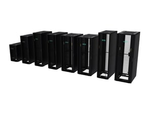 HPE 42U 600 mm x 1075 mm G2 Kitted Advanced Pallet Rack mit Seitenwänden und Anreihmöglichkeit – freistehendes Regal, schwarz