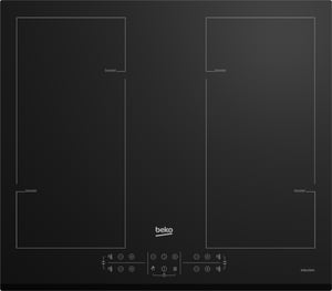 Beko HII64206F2MT Black Built-in 60 cm Induction Cooktop with 4 cooking zones