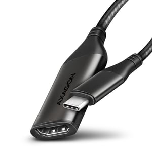 Axagon RVC-HI2M 0.25 m USB Type-C to HDMI Cable Adapter, Black