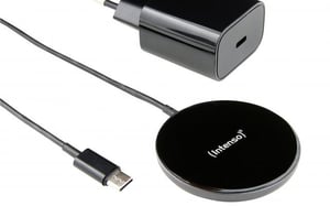 Intenso MB1 Smartphone Schwarz USB Kabelloses Laden Schnellladen Intern