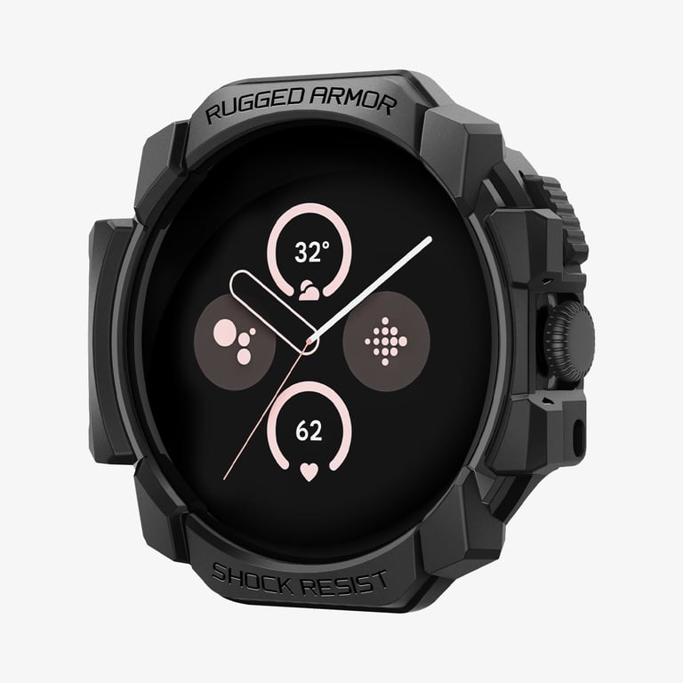 Spigen Pixel Watch 3 (41mm) Case Czarny Termoplastyczne elastomery poliuretanowe (TPU)