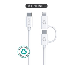 eSTUFF ES600170 USB-Kabel USB 2.0 1 m Weiß
