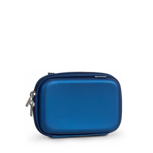Rivacase 9101(PU) Verschließbares Etui aus Ethylen-Vinylacetat (EVA)-Schaumstoff, Polyester, Polyurethan, blau