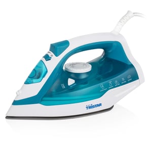 Tristar ST-8320 Iron Steam Iron Ceramic Soleplate 2600 W Turquoise, White