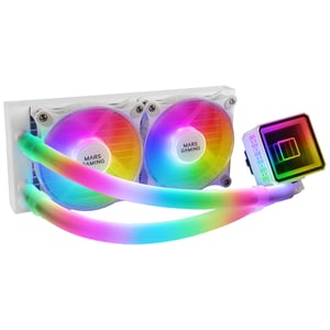 Mars Gaming ML-ULTRA240 Procesor Chłodnica cieczy all-in-one Biały 1 szt.
