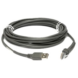 Motorola USB Cable: Series A USB Cable, 4.5 m, USB A, Gray