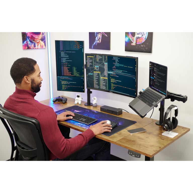 Kensington Wysuwane podwójne ramię SmartFit Ergo do monitora