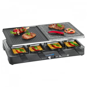 Bomann RG 2279 CB raclettegrill 1400 W Svart, Grå