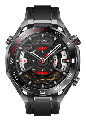 Huawei 55020GBB smartwatch / zegarek sportowy 3,81 cm (1.5") LTPO 48.5 mm Cyfrowy 466 x 466 px Czarny Wi-Fi GPS