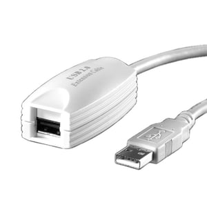 VALUE USB A/USB A M/F 5 m USB-kabel USB 2.0 Vit