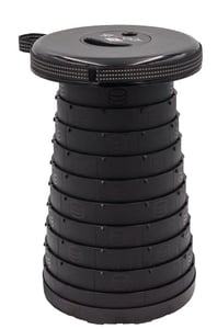 Wedo 212 4201 Gartenhocker, rund, schwarz, Polypropylen (PP)