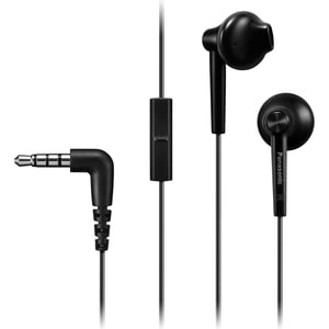 Panasonic RP-TCM55E Hörlurar, trådbundna, in-ear, samtal/musik, svart