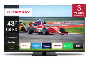 Thomson 43QG7C14 Telewizor 109,2 cm (43") 4K Ultra HD Smart TV Wi-Fi Czarny