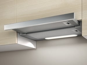 Elica ELITE14 LUX GRIX/A/60 Pół wbudowany (wyciągany) Srebrny, Stal nierdzewna 336 m³/h