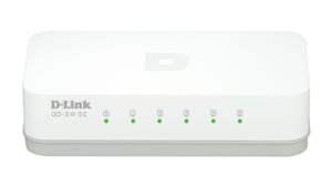 D-Link GO-SW-5E/E przełącznik sieciowy Nie zarządzany Fast Ethernet (10/100) Biały