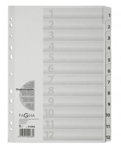 Pagna 31005-08 Zwischenlage aus Karton, Polypropylen (PP), weiß