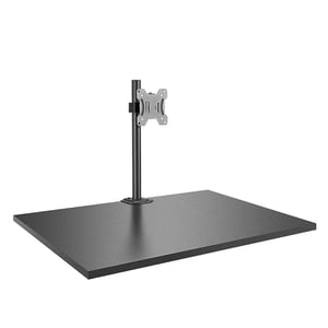 Lindy 40656 hållare/stativ för bildskärmar 71,1 cm (28") Skrivbord Svart