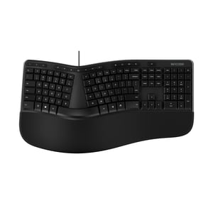 Incase Designed by Microsoft Ergonomic Keyboard, Office USB QWERTY, Black