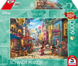 Schmidt Spiele 57397 puzzle Puzzle układanka 6000 szt. Kreskówki