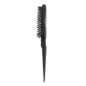 Balmain Boar Hair Backcomb Brush Adult Wide-Tooth Hairbrush Black 1 pc.