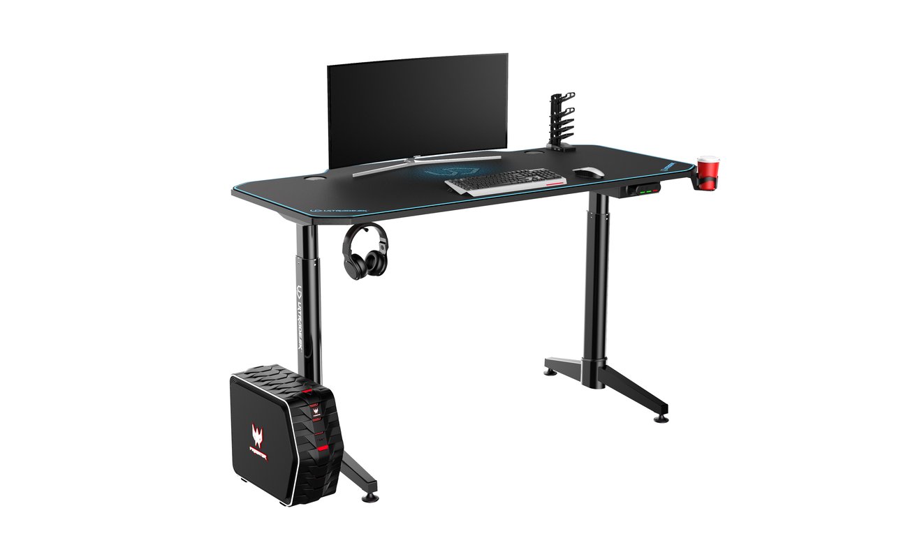 Ultradesk UDESKLVABL biurko komputerowe Niebieski