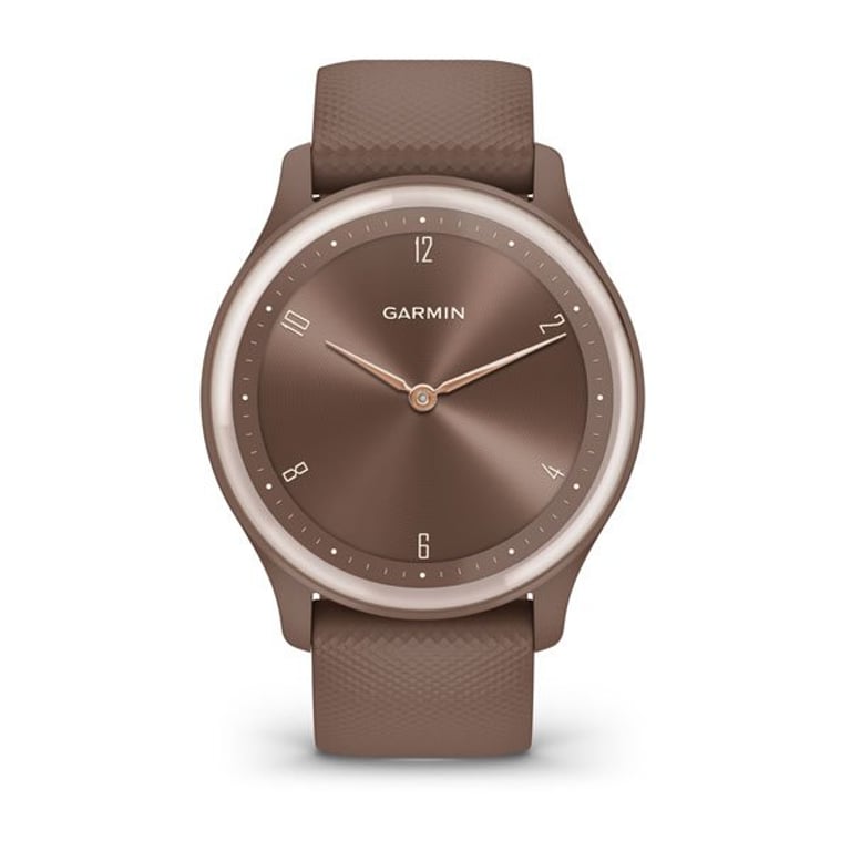 фото Смарт-годинник Garmin Vivomove Sport Cocoa Case and S. Band w. P. Gold Accents (010-02566-02)