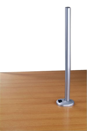 Lindy 40963 monitorhållare/stativ Skrivbord Silver