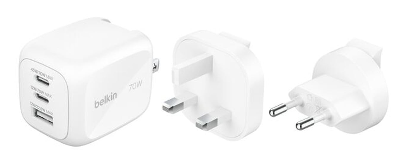 Belkin BoostCharge Pro Uniwersalne Biały Prąd przemienny Szybkie ładowanie Wewnętrzna