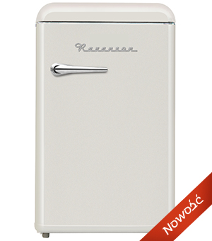 Ravanson LKK-120RC Freestanding Refrigerator-Freezer, 118 L, Cream