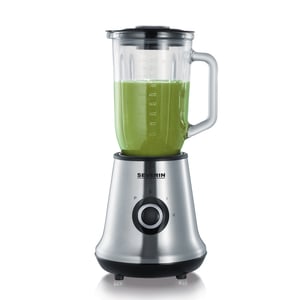 Severin SM 3734 blender 1 l Blender stołowy 500 W Czarny, Stal nierdzewna