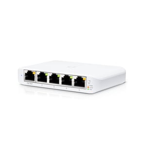 Ubiquiti UniFi Switch Flex Mini (3-pack) Hanterad Gigabit Ethernet (10/100/1000) Stöd för PoE Vit
