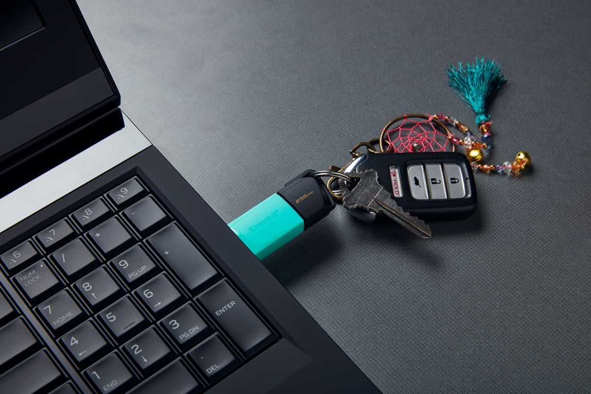 Kingston Technology DataTraveler 256GB USB3.2 Gen1 Exodia M (Czarny/turkusowy)