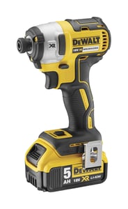 DeWALT DCF887P2-QW 1/4"-Schrauber, 3250 U/min, 205 N·m, schwarz, gelb, 18 V