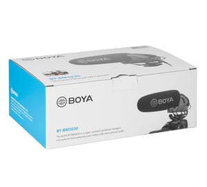 BOYA BY-BM3030 mikrofon Czarny Mikrofon do aparatu cyfrowego