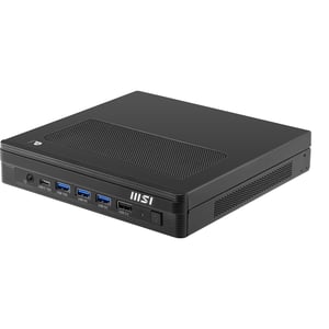 MSI PRO DP10 A14MG-003BEU komputer osobisty/workstation Intel® Pentium® Gold G7400 Wielkość PC 1.1L Komputer mini typu barebone Czarny