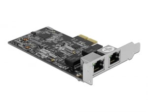 DeLOCK Karta PCI Express x2 do 2 x 2,5 Gigabit LAN
