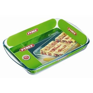Pyrex 239B000/5646 Ugnsform, rektangulär, glas, ugnsform för lasagne