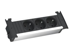 Bachmann Kapsa Steckdose Typ F, schwarz