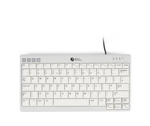 BakkerElkhuizen UltraBoard 950 V2 tangentbord för kontor, USB, QWERTZ, tyska, mörkgrå, ljusgrå