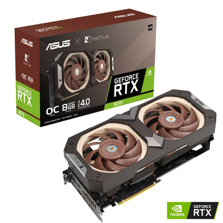 ASUS RTX3070-O8G-NOCTUA NVIDIA GeForce RTX 3070 8 GB GDDR6