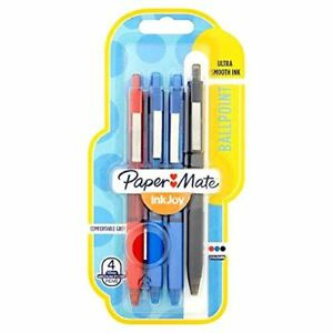 Papermate InkJoy 300 RT Czarny, Niebieski, Czerwony Przyciskany długopis Średni 4 szt.