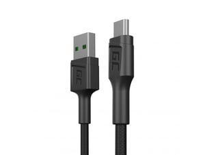 Green Cell Kabel GC PowerStream USB-A - Micro USB 30cm, szybkie ładowanie Ultra Charge, QC 3.0